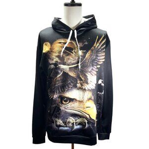 Jay's Rock Eagle Hoodie Men Black Sofari Collection Size Large NEW w/ TAG